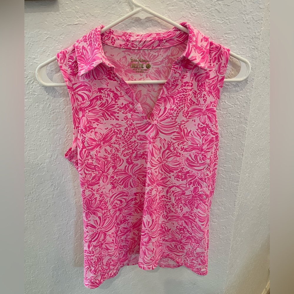 EUC Lilly Pulitzer Luxletic Polo
